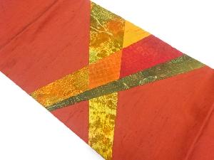 リサイクル　切りばめ古典柄名古屋帯